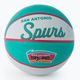 Mini kosárlabda Wilson NBA csapat Retro Mini San Antonio Spurs kék WTB3200XBSAN