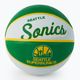 Mini kosárlabda Wilson NBA csapat Retro Mini Seattle SuperSonics zöld WTB3200XBSEA