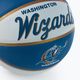 Mini kosárlabda Wilson NBA csapat Retro Mini Washington Wizards kék WTB3200XBWAS 3