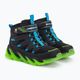 SKECHERS gyermek cipő Mega-Surge Flash Breeze fekete/kék/lila/lime 4