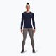 Under Armour ColdGear Authentics női edző leggings charcoal light heather/fekete 2