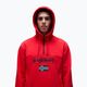 Férfi Napapijri Burgee Half Zip Hooded 2.0 piros goji melegítőfelső 4