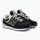 New Balance GC574 fekete NBGC574EVB gyermek cipő 4