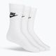 Nike Sportswear Everyday Essential zokni 3 pár fehér/fekete