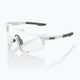 100% Speedcraft matt fehér / hipersárga ezüst tükör kerékpáros szemüveg 60007-00006 10