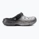 Crocs Classic Glitter bélelt Clog fekete/ezüst flip-flopok 3