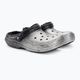 Crocs Classic Glitter bélelt Clog fekete/ezüst flip-flopok 5