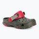 Crocs All Terrain Kids poros olajzöld flip-flopok