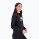 Női tréning pulóver New Balance Essentials Stacked Logo French Terry kapucnis pulóver fekete NBWT31533 6