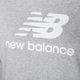 Női tréning pulóver New Balance Essentials Stacked Logo French Terry kapucnis pulóver szürke NBWT31533 7