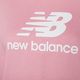 Női tréning pulóver New Balance Essentials Stacked Logo French Terry kapucnis pulóver rózsaszín WT31533HAO 7