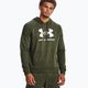 Under Armour férfi kapucnis pulóver Rival Fleece Logo HD marine zöld/fehér színből