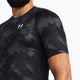 férfi edzőpóló a Under Armour HG Armour Printed black/white 4