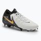 Férfi Nike Phantom GX II Pro FG futballcipő fehér/metál arany érme/fekete