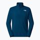 Férfi The North Face 100 Glacier 1/4 Zip midnight petrol melegítőfelső