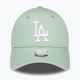 Női New Era League Essential 9Forty Los Angeles Dodgers zöld baseball sapka 2