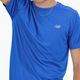 Férfi New Balance Run kék oázis póló 4