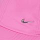Nike Dri-Fit Club Unstructured Metal Swoosh sapka játékos rózsaszín/metál ezüst színben. 3