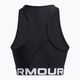 Under Armour Heat Gear Rib Tank fekete/fekete/fehér női edző felső 2