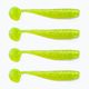 Relax Kingshad 4 Laminált gumicsali 4 db. Chartreuse-Hologram Glitter / Silk Pearl KS4