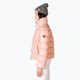 Női Rossignol Shiny Bomber pasztell rózsaszínű pehelypaplan kabát 3