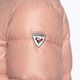 Női Rossignol Shiny Bomber pasztell rózsaszínű pehelypaplan kabát 11