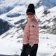 Női Rossignol Shiny Bomber pasztell rózsaszínű pehelypaplan kabát 14