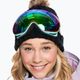 Női snowboard szemüveg ROXY Popscreen NXT J 2021 true black ubuda/nxt varia ml green 4