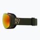 Női snowboard szemüveg ROXY Popscreen Cluxe J 2021 burnt olive/sonar ml revo red 4