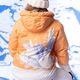 Női snowboard dzseki ROXY Chloe Kim Puffy mock narancssárga 8