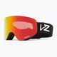 VonZipper Encore fekete szatén / wildlife tűz króm snowboard szemüveg 5