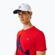 Lacoste Tennis X Novak Djokovic piros ribizli bokros póló + sapka szett 3