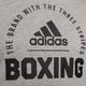 Férfi adidas Boxing póló közepes szürke/fekete színű 3