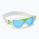 Aquasphere Vista átlátszó/világoszöld/kék gyermek úszómaszk MS5630031LB 6