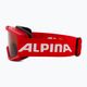 Gyermek síszemüveg Alpina Piney red matt/orange 4