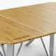 Dometic kompakt tábori asztal bambusz hatású 3