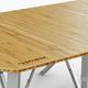 Dometic kompakt tábori asztal bambusz hatású 7