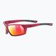UVEX Sportstyle 225 Pola vörös szürke matt napszemüveg 5