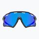 UVEX Sportstyle 228 fekete matt/tükörkék kerékpáros szemüveg 53/2/067/2206 7