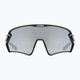 Kerékpáros szemüveg UVEX Sportstyle 231 2.0 Set fekete matt/tükör ezüst 53/3/027/2216 2