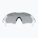 Kerékpáros szemüveg UVEX Sportstyle 231 2.0 Set fehér fekete matt/tükör ezüst 53/3/027/8216 10