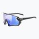 UVEX Sportstyle 231 2.0 P fekete matt/tükörkék kerékpáros szemüveg 53/3/029/2240 5
