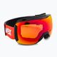 UVEX Downhill 2100 CV S2 síszemüveg fekete fényes/tükrös skarlátvörös/colorvision narancssárga