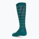 CEP Fényvisszaverő női futó kompressziós zokni zöld WP40GZ2000 2