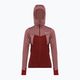 Salewa Puez Hybrid PL FZ Hoody női fleece pulcsi piros 00-0000027389