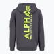 Alpha Industries férfi Back Print Zip szürke szürke melegítőfelső 2