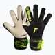 Reusch Attrakt Freegel Gold Finger Support Junior black/safety yellow gyerek kapuskesztyű