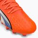 PUMA Ultra Pro FG/AG Jr gyermek focicipő ultra narancs/puma fehér/kék csillogás 7