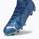 PUMA Future Pro FG/AG férfi futballcipő perzsa kék/puma fehér/pro zöld 12
