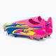Férfi futballcipő PUMA Ultra Ultimate Energy FG/AG világító rózsaszín/ultrakék/sárga riasztás 3
